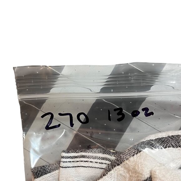 Vince Camuto Black & White Striped Sleeveless Halter Dress M Date Night Boho - Picture 8 of 8